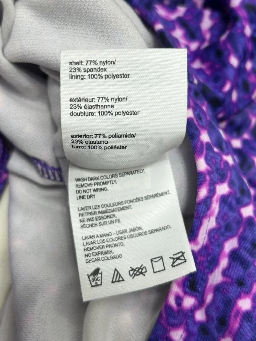 Speedo Ultraback Racerback One Piece Swimsuit Womens 12 Purple Athletic Training